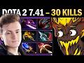 Shadow FIend Dota 2 7.41 with 30 Kills and 1000 GPM - Dota Gameplay