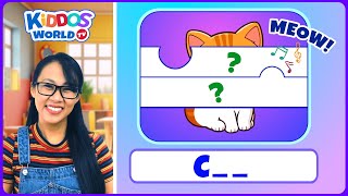 Guess the Item Puzzle from AZ  Alphabet Surprise Puzzle and Sound Solving Game with Miss V