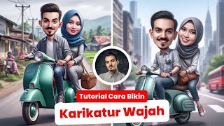 🔴 Bongkar‼️ Cara membuat karikatur wajah sendiri di HP dengan AI