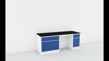 Floor mounted Lab Bench Installation Guidance-Type B