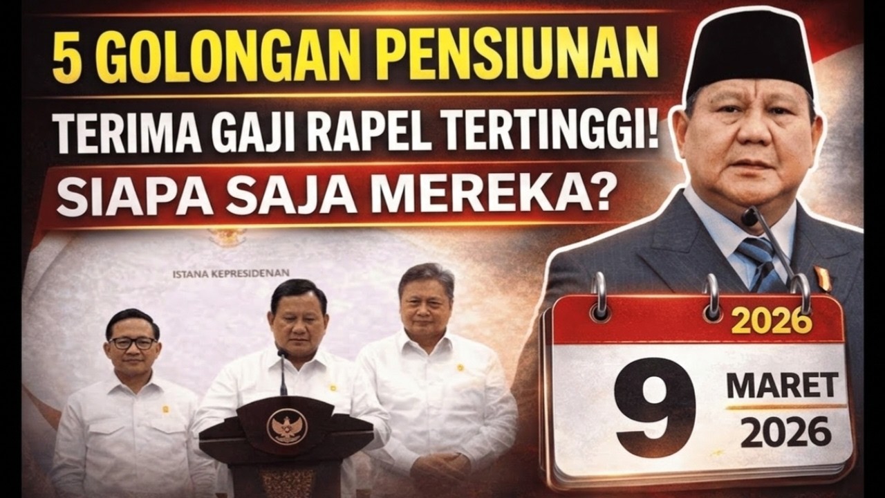 Breaking News! Golongan Pensiunan Terima Gaji Rapel Tertinggi! Golongan IV Jadi Sorotan