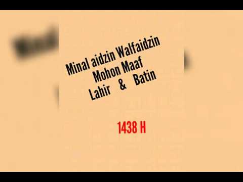 Doel Sumbang : Minal Aidzinwalfaidzin