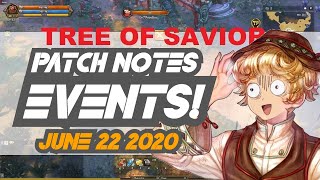 Events Patch Notes! - June 22 2020