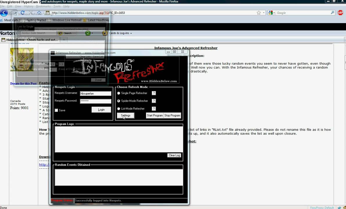 How to use Infamous Joe's Advanced Refresher