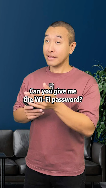 Do you know the Wi-Fi password? #english #learnenglish