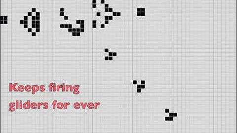 Game of Life: Gosper glider gun