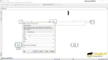 توابع تبدیل گسسته (بلوک Discrete Transfer Function) در نوار ابزار سیمولینک نرم افزار متلب MATLAB