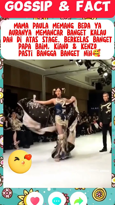Mama Paula mah selalu memukau klo lg manggung. Super keren👍🤩#paulaverhoven #baimwong #model #shorts