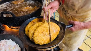 BIG fried hamburger steak - Japanese Food