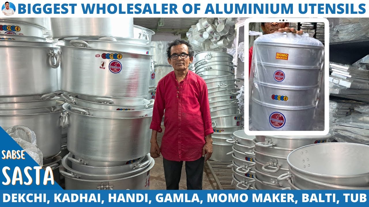 Biggest Wholesaler & Manufacturer of Aluminium Utensils & Crockery Items