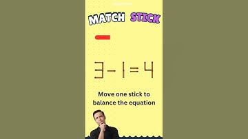 🔥 Move One Stick to Solve It! 99.1% Failed! #PuzzleChallenge #MindGame