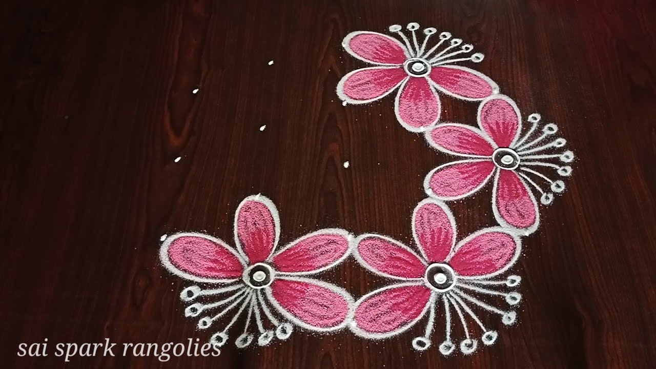 vinayagar chathurthi spl deepam rangoli | vilaku kolam | festival kolangal @saisparkrangolies