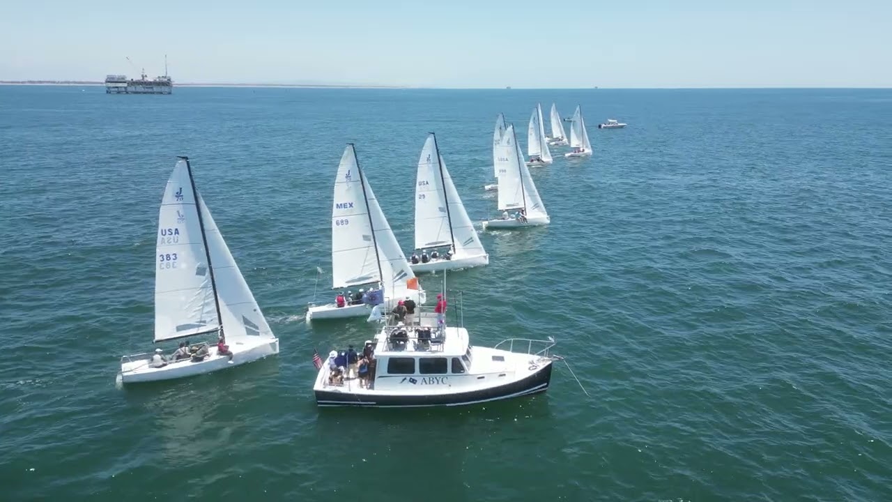 2023 LBRW   Day 1 Friday   Race 1   J70 start