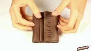 Sports Performance Bugatti Bonnie and Clyde Flap Leather Wallet