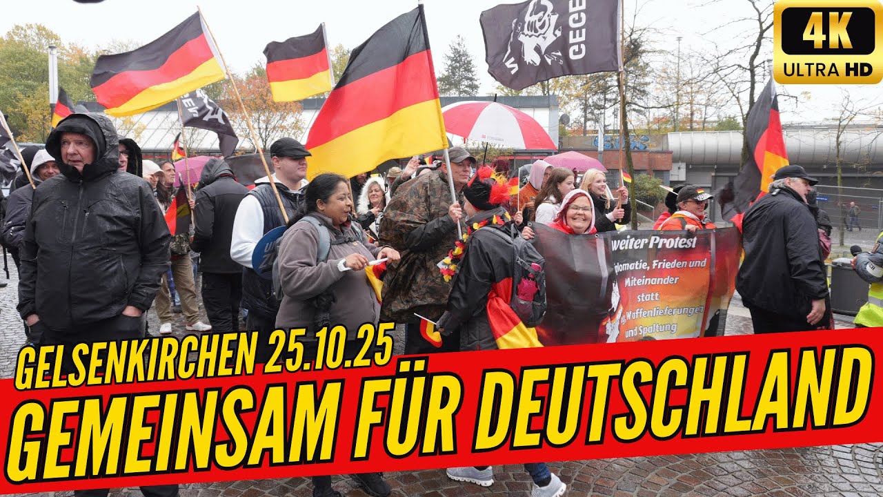 Gemeinsam für Deutschland die Demo in Gelsenkirchen