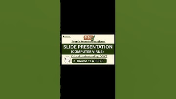 EPC-3-Slide Presentation(PPT)BEd 4th Sem practicum #ppt  #Computervirus