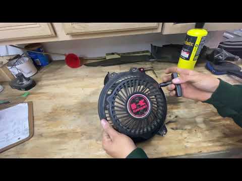 How to replace pull start rope (Kawasaki)