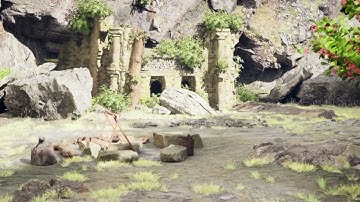 CAMPFIRE SHOWCASE Level concept.