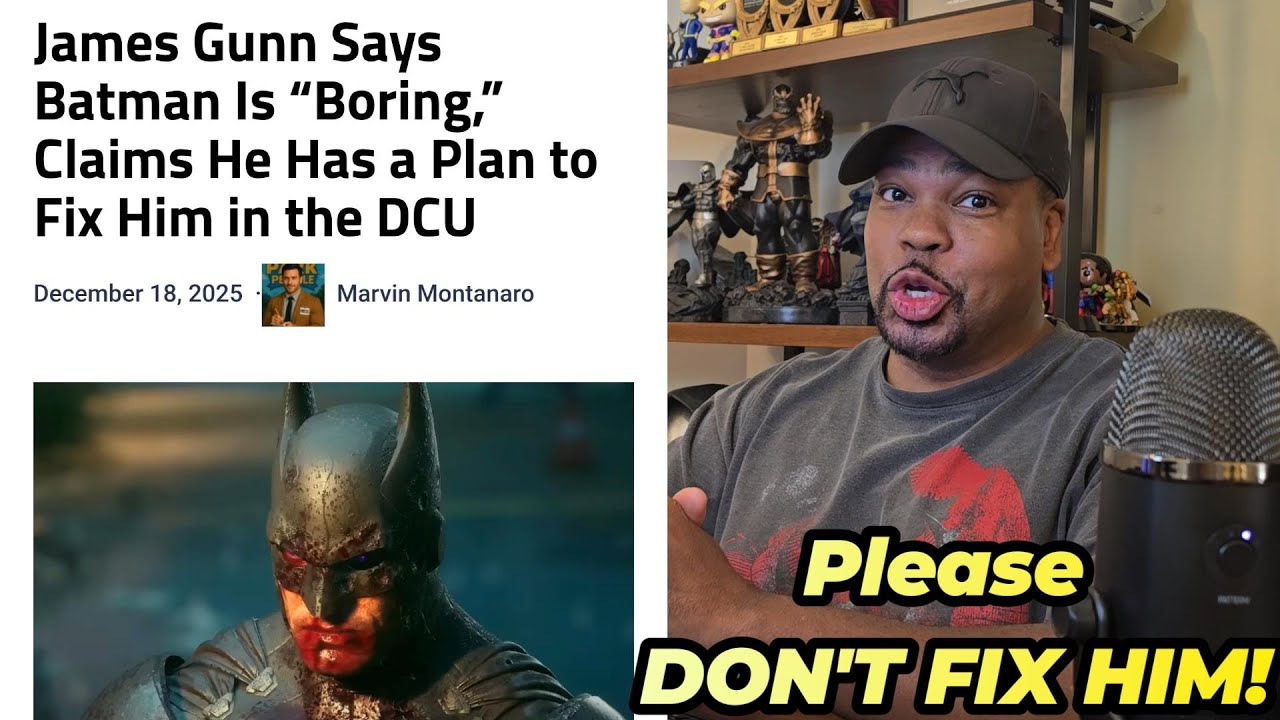 James Gunn Says that Batman is BORING but, HE CAN FIX'EM!