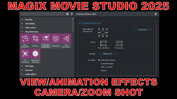 Tutorial 081 Camera Zoom Shot Effect - Panning and Zooming in Magix Movie Studio and Video Pro X