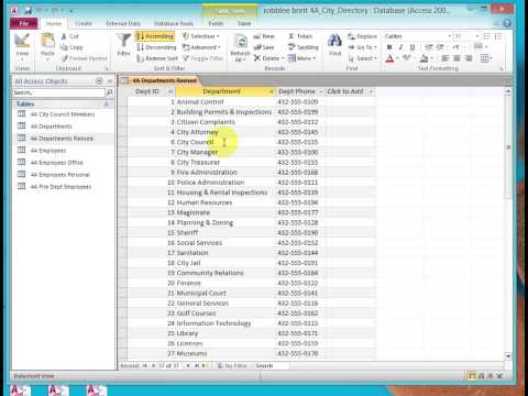 Finding and deleting records -- Activity 4.07