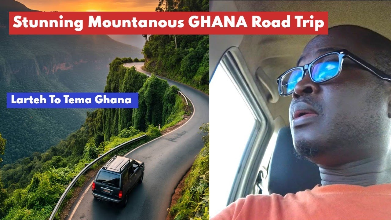 Ghana Mountainous Road Trip , Larteh Akwapim To Tema #ghanavlog #accra