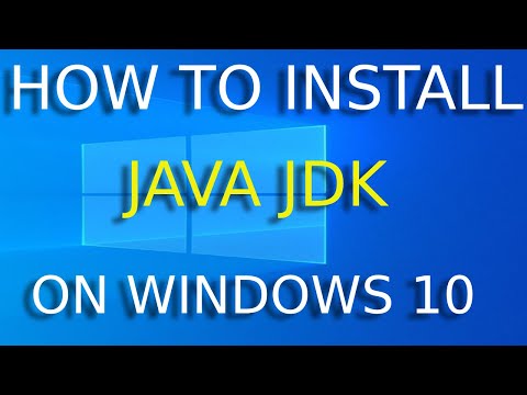 How to install Java JDK on Windows 10 | With JAVA_HOME