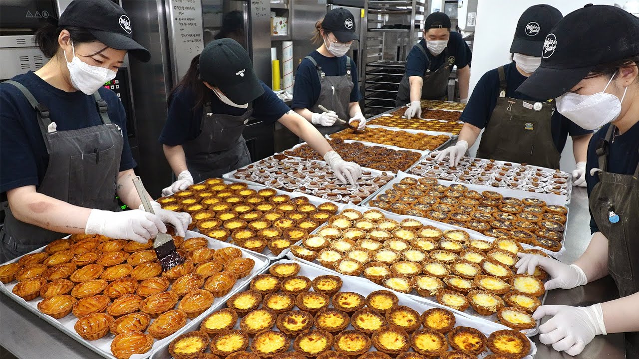 4개 지점에서 한달 10만개씩 팔리는 타르트? 오픈 2년만에 백화점 2개 입점해서 매일 줄서서 먹는다는 매장┃6 flavors of tart / Korean street food