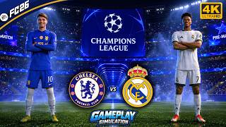 FC 26 - Chelsea vs Real Madrid | Champions League Gameplay Simulation | PC™ [4K60] screenshot 1