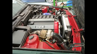 BMW E34 M50B25 turbo. Javított / Repaired.