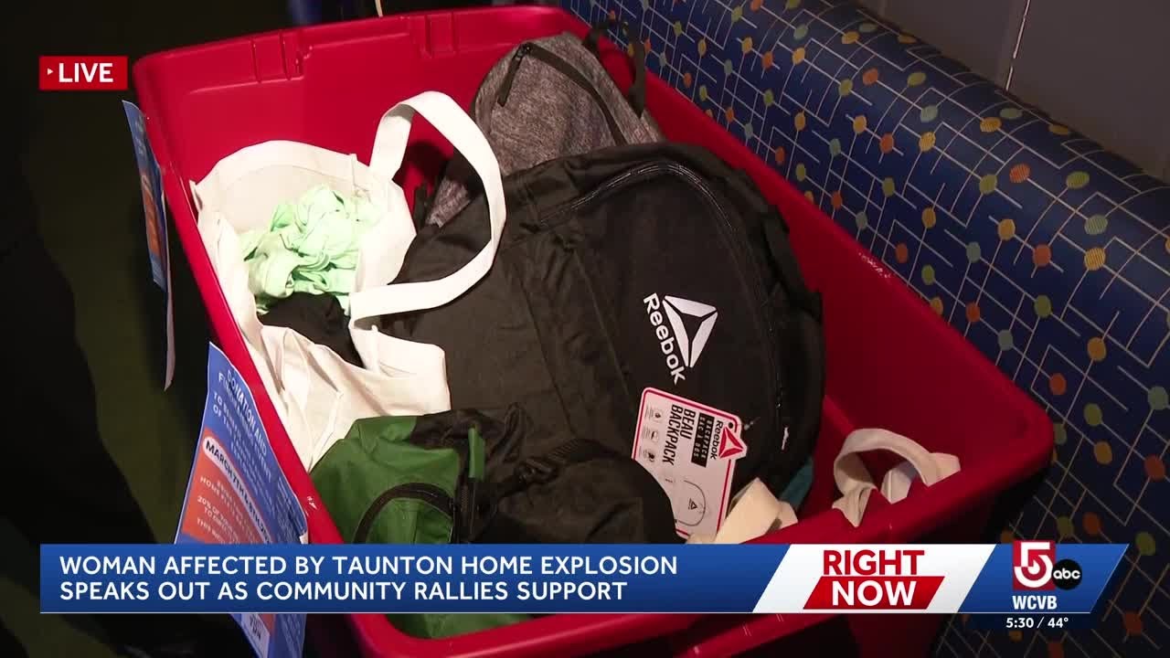 Community rallies for Taunton home explosion victims