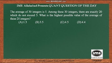 Video Solution for Quant Question Of The Day 13