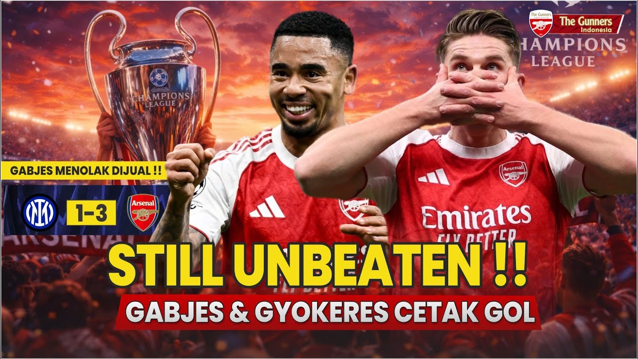 MENANG ✅ STILL UNBEATEN 🔥 Gabjes & Gyokeres Kompak Cetak Gol 💥 Nwaneri Cabut 🤝 |Berita Arsenal
