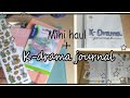 Mini haul de papeleria + Mi nuevo journal (K-Drama Journal)