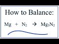 Balancing Chemical Equations Concepts