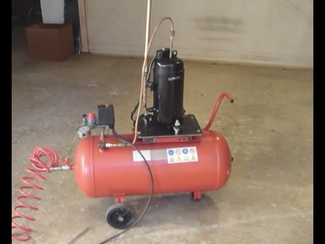 DIY How to build make your own silent air compressor - Version 2 