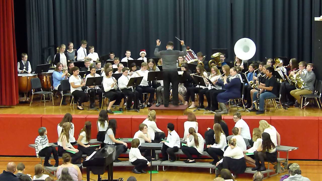 Columbus Middle School 7th & 8th Grade Choir performing African Bell ...