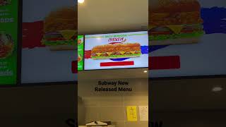 Subway New Released Menu #musttryfood #subway Subway New Released Menu #musttryfood #subway