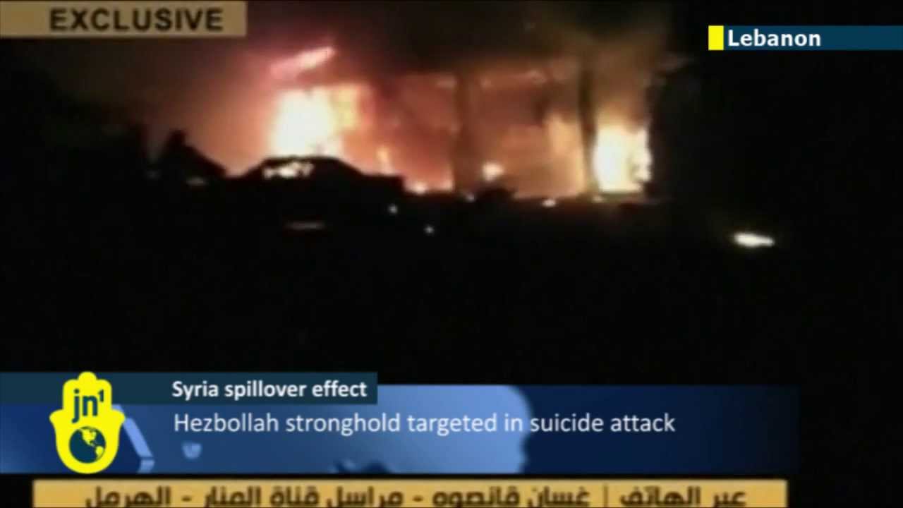 Lebanon Threatened by Syria War Spillover: Hezbollah stronghold targeted in suicide attack