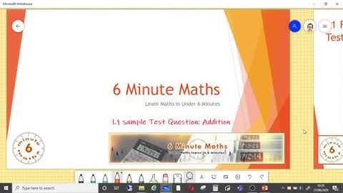 L1 Functional skills Maths Test Q addition