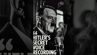 The Only Secret Recording of Hitler’s Real Voice 1942 #History #WWII #Hitler #WorldWar2 #Historical