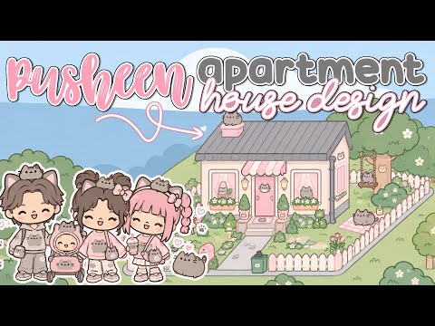 I Built the CUTEST PUSHEEN Family House in Toca Boca?! 🐾🐈 | Aesthetic House Ideas | Toca Boca House