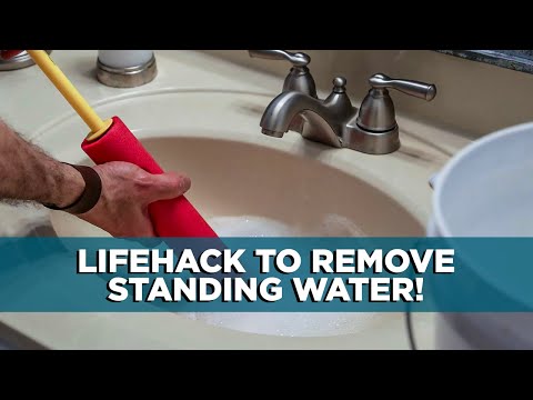 How to Remove Standing Water from a Clogged Sink