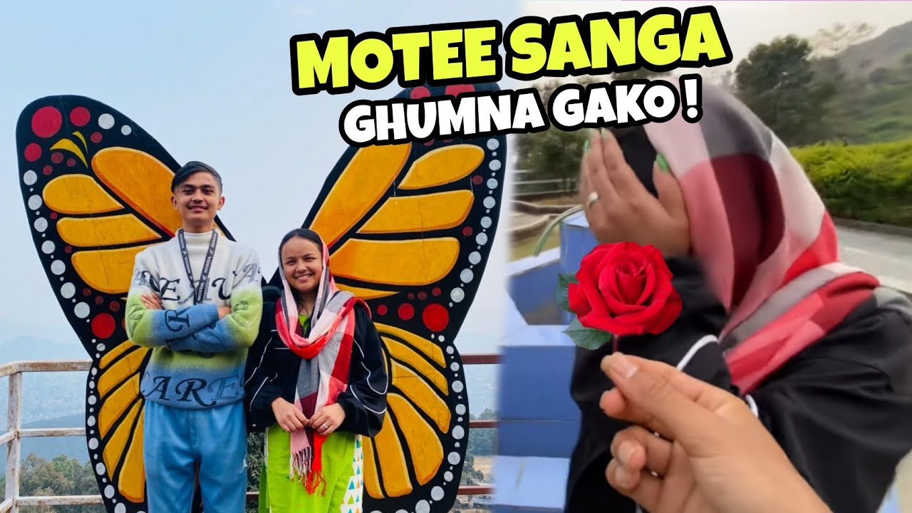 Motee Lai Ful Diyee ? 😍 || Motee Sanga Ghumna Gaye 🥰 || Motee Sanga Ko Ramailo || Crazy Roshan