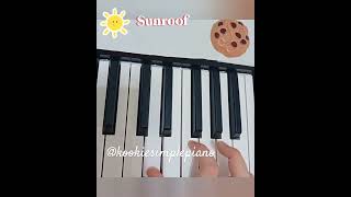 how to play sunroof on piano