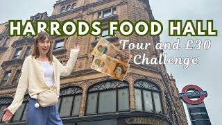 HARRODS FOOD TOUR | Only eating Harrods food for 24 hours | Inside Harrods LONDON