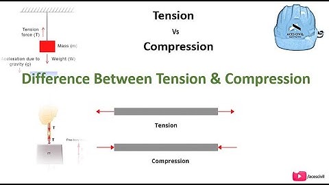 Tension Vs Compression – Difference Between Tension & Compression