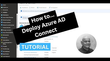 Azure Deploy AD Connect, connect on premise AD to Azure AD