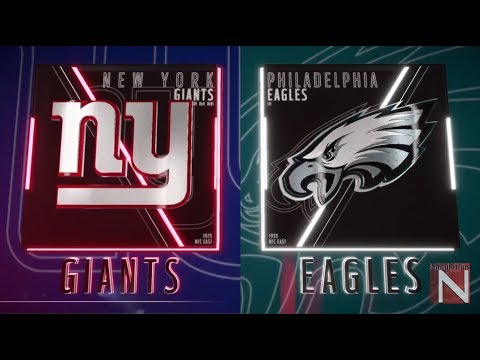 New York Giants vs Philadelphia Eagles Madden 19 Full Game Simulation Nation - YouTube