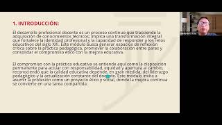 DIPLOMADO 1: MEJORA DEL DESEMPEÑO DOCENTE, Grupo Setiembre, módulo 5